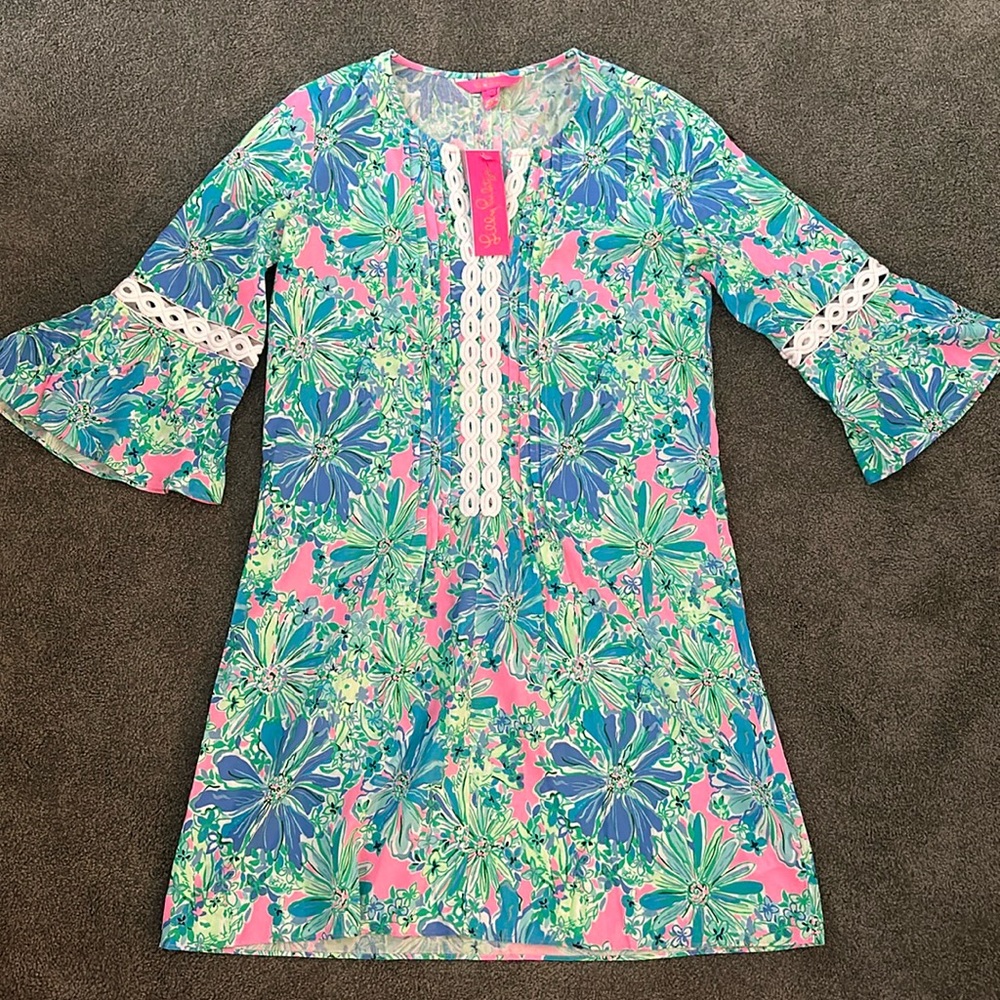 NWT Lilly Pulitzer Hollie 3/4 Sleeve Tunic size S
